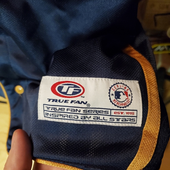 Vintage MLB Milwaukee Brewers Jersey XL - Picture 3 of 6